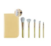 5 nylon hair makeup brush set makeup mirror two in one beginner concealer foundation brush makeup tool full set
