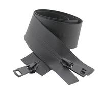 5# Nylon Waterproof 60-150Cm Zippers Open-End Double Slider Zipper,Black,90CM