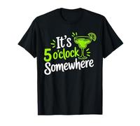 5 O'Clock Somewhere Cinco De Mayo Summer Pub Bar Margarita T-Shirt