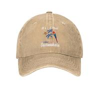 5 Oclock Somewhere Hat It is 5 Oclock Somewhere Hat for Women Baseball Hats Vintage Hat, Natural, One size