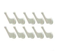 5 or 10 Piece Radiator Hooks Set for No-Drill Heated Towel Racks, Plastic Hooks to Organize Towels, Clothes, Hats and Accessories in Any Room (10PCS)