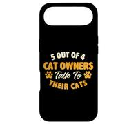 5 Out Of 4 Cat Owners Talk To Their Cats - Cat Mom Cat Dad Case for iPhone Air