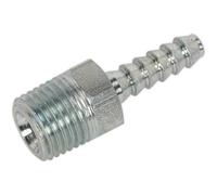 5 Pack 1/4 Inch Bspt Screwed Tailpiece Adaptors For 3/16 Inch Hose