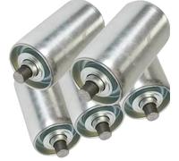5 Pack 1.5" Diameter Steel Conveyor Rollers - Replacement Rollers for 6"-14" e - Ideal for Woodworking, Cat/Dog Fences, 38mm L 150mm/5.9"