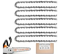 5 Pack 10 Inch Pole Saw Chain fits Stihl 56 Drive Links 1/4" Pitch .043" Gauge, 10" Chainsaw Chain Replacement for Stihl 71PMM3 56, MSA120 C-B Pole Saw, MSA 160 C-B and More