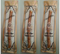 5-Pack 100% Natural Miswak Toothbrush, Gum Care Organic Chewable Stick Traditional Arabian Wooden Toothbrushes for Teeth Whitening, Cleaning, and Fresh Moist