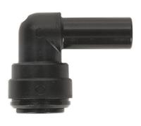 5 Pack - 10mm 90 Degree Angled Elbow To Stem Coupling Adapter - Pneumatic Pipes