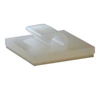 (5 Pack, 10mm) Boltstore Cable Clips Nylon Self Adhesive Fasteners Cable Conduit Tubing