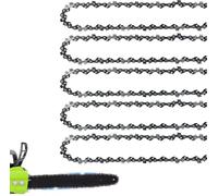 5 Pack 12 Inch Chainsaw Chain 45 Drive Links 3/8" LP Pitch .050" Gauge Fit ECHO CS-271T, GREENWORKS 20262, MAKITA EA3200S, RYOBI P548, EGO CSX3000, DEWALT DCCS620B HUSQVARNA, CRAFTSMAN- S45