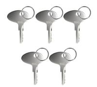 5 Pack 123243 Replacement Ignition Key - Compatible with BD2 Tractor & CAT Forklifts