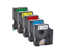 5 Pack 12mm Label Tape 45013 45010 45018 45024 Compatible with LabelManager 160 280 COLORPOP Label Maker(5PK 5Mixed Colors)