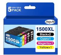 5 Pack 1500XL Ink Cartridges Multipack Compatible with Canon 1500XL | PGI 1500XL PGI-1500 Ink Cartridges Black and Colour for Maxify MB2050 MB2150 MB2155 MB2350 MB2300 MB2000 MB2755 MB2750