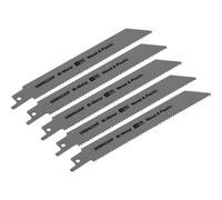 5 PACK 150mm Bi-Metal Reciprocating Saw Blade - 10 TPI - Milled Side Set Teeth