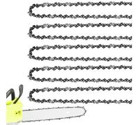 5 Pack 18 Inch Chainsaw Chain 62 Drive Links 3/8" LP Pitch .050" Gauge Fit Craftsman CS1803, Ego CS1800, Poulan 2025, Kobalt KCS 180B-06, Echo CS-280, Greenworks- S62