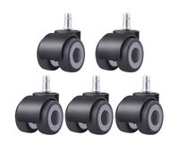 5-Pack 2 Inch Heavy Duty Office Chair Wheels, 4 Bearings Upgrade Rubber Casters with 700lb Load Capacity