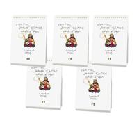 5-Pack 2026 Jesus Christ Desk Calendar, Inspirational Jesus Paintings, Jesus Christ WHAT A YEAR Calendar 2026, Suitable for Office and Living Room