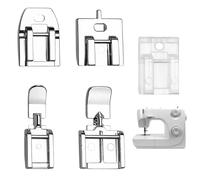 5 Pack 22x18mm Invisible Zipper Presser Feet Zinc Alloy for Sewing Machines