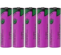 5-Pack 3.6V 2400mAh TL-5903/S iXtra Series AA Lithium Battery for Tadiran TL-5903 TL-5104 SL-360 S7-400 ER14505 TL-2100 6ES7971-0BA00, PLC CNC Machine etc