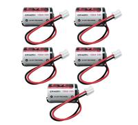 [5 Pack] 3.6V EVE ER14250 Non-Rechargeable Lithium Battery Compatible with EVE ER14250 1/2 AA LS14250, 1200mAh
