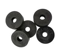 5 Pack 3/8" Flat Tap Washers (15.7mm OD) Rubber