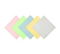 5 Pack 4.72x4.72 Inch Guitar Polish Cloths Microfiber Polishing Cleaning Cloth For Musical Instruments Polishing Cloths