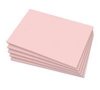 5 Pack 4"x6" Pale Pink Rubber Stamp Carving Blocks Pink Rubber Carving Blocks Linoleum Block for Stamp Maker Printmaking Supplies