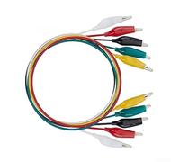 5 Pack 45cm Colorful Test Leads with for alligator Clips, 2A Power Cables for Reliable Connections in Lab and DIY Electronics Testing