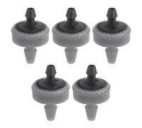 5 Pack 4LPH End Line Pressure Dripper 4/13 mm Automatic Compensating Dripper In-built Filter for Hozelock Watering System Irrigation Parts Water Garden Hose Gardening Plants Home Greenhouses