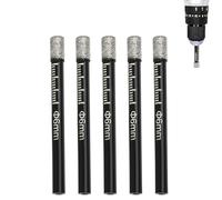 5-Pack 6mm Porcelain Tile Drill Bit, Dry Diamond Drill Bits,Ceramic Drill Bit Set For Drilling Granite, Ceramic, Porcelain, Marble, Stone, Glass And Other Hard Materials