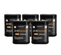 (5-Pack) 6V 2CR5 Battery, 2024 Upgrades Lithium Photo Battery Replaces 2CR5, DL245, DL2CR5, DL345, DL345A, EL2CR5, EL2CR5BP, EOS 1V, KL2CR5, KL2CR5-1, PR2CR5, RL2CR5, RL2CR5-1