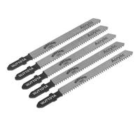5 PACK 75mm Bi-Metal Jigsaw Blade - 12 TPI - Non Ferrous Metal Aluminium Cutting