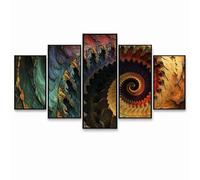 5 Pack Abstract Diamond Art Kits for Adults Three Sizes Canvas Model-0155