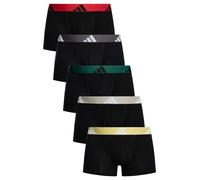 5 Pack Active Flex Cotton Trunks Black (Beige/Yellow/Green/Red/Grey) XXL