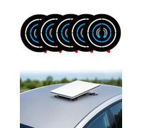 5-Pack Adhesive Magnetic Mount Plates for Starlink Mini & Gen 3 Magnetic Mounts, Magnetic Base Pads for Car Truck SUV Aluminum/Glass Cab Roof, Peel-and-Stick Non-Magnetic Roof Mounting Helper