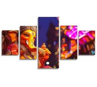 5 Pack Africa Diamond Art Divine Elephant Diamond Painting Kits for Adults, DIY Full Square Drill Rhinestone Crystal Art Kits for Adults Beginners, Arts and Crafts for Home Room Decor 50x30cm,Model514