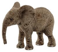 5 Pack - African Gray Elephant Calf Toy Animal Figure, Ages 3 & Up - 14763