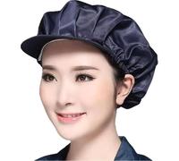 5 Pack Anti-Static Dome Breathable Mesh ESD Caps | Dust-Proof Elastic Hair Covers for Cleanrooms Workshops (Navy)