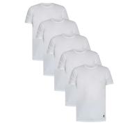 5 Pack Basic Lounge T-Shirt White XL