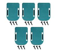 5 Pack Battery Holder Mount for Makita 18V Battery also for Bosch 18V Battery Cover,Hipoke Belt Clip Battery Dock Holder Mount on Shelf Wall Battery Storage Organizer Fit for BL1830 BL1840 BAT609