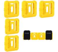 5-Pack Battery Holders Compatible with DeWalt 18V Battery, Wall Mount Battery Packout Organizer Batteries Storage Rack with Screws for Work Van,Wall, Shelf, Toolbox