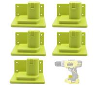 5 Pack Battery Mounts Dock Holder Compatible with Ryobi Battery Holder 18V One+ P102 P103 P104 P105 P107 P108 P109 Tool & Battery Mounts Hangers Holders Brackets Drill Tools Storage Organizer
