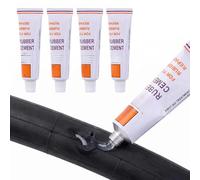 5 Pack Bicycle Tire Repair Glue,Tube Patching Cement Adhesive, Tire Tools Rubber Solution Cement Puncture Glue for Bike, Motorcycle, Bike Puncture Repair Kit (white)