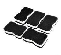 5-pack Black Kitchen Cleaning Sponge, Multi-purpose Scouring Pad, Non-scratch Sponge Set For Dishes (5pcs)