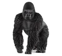 5 Pack - Black Male Gorilla Toy Animal Figure, Ages 3 & Up - 14770
