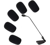 5 Pack Black Replacement Microphone Sponge Wind Shield Windscreen Foam Cover for Microphone Windscreen for Shure CVG18-B/C Gooseneck Condenser Mic