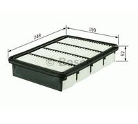 (5 pack) BOSCH CAR AIR FILTER S0165 - F026400165