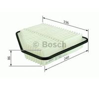 (5 pack) BOSCH CAR AIR FILTER S0176 - F026400176