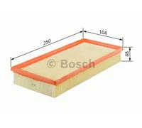 (5 pack) BOSCH CAR AIR FILTER S3599 - 1457433599