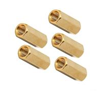 5 Pack Brass Camping Stove Extend Tube Adapter Gas Hose | Extension Connector for Outdoor Cooking Portable Gas Canister Fitting Accessories Compatible with Most for camp Stoves