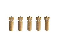 5 Pack Brass Hotend Nozzle 0.4mm 0.5mm 0.8mm Double Holes Extruder Part Compatible With FLSUN V400 3D Printer(0.6mm)